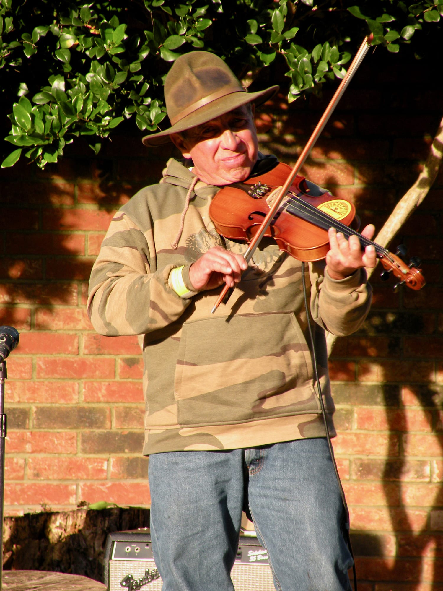 Cajun fiddler in Natchitoches