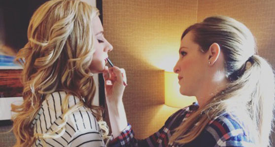 Freelance makeup artist turns each job into the next one