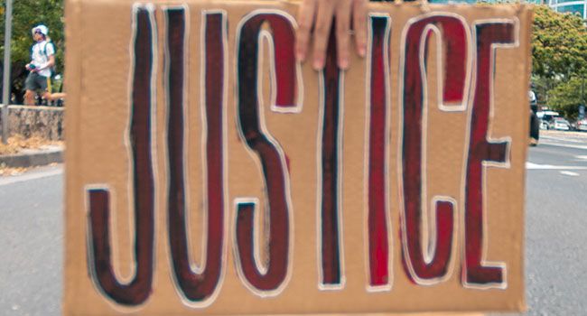 Lose sight of justice and society starves