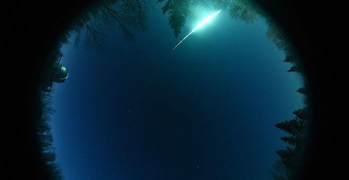 night sky comet Fireball was a comet fragment burning up in Earth’s atmosphere