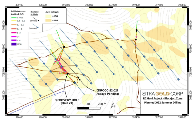 Sitka Continues Drill Program at RC Gold, Yukon and Appoints Dr. Craig Hart to Advisory Board