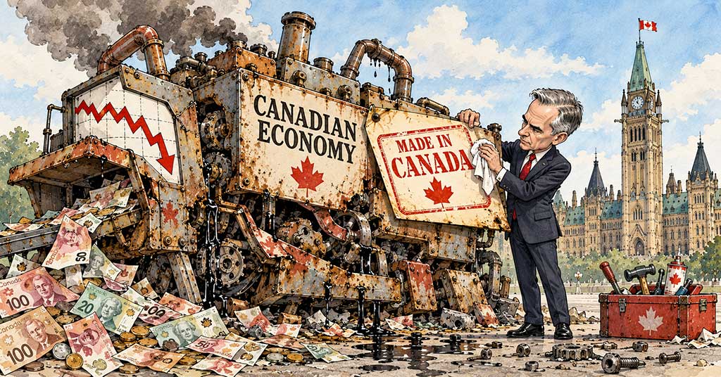 Canada’s economic decline comes with a Made in Canada label